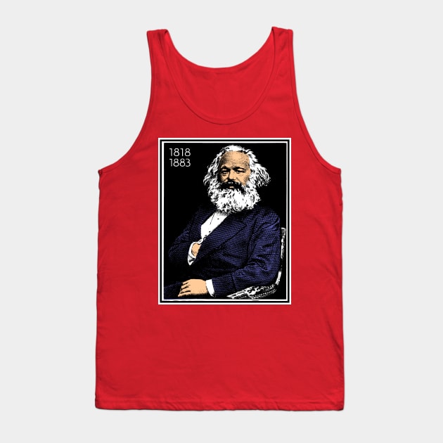 KARL MARX (1818-1883) Tank Top by truthtopower